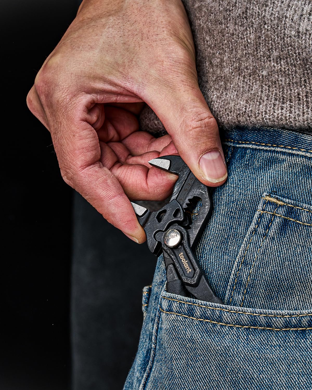 toolant plier wrench with included pouch for organized field use