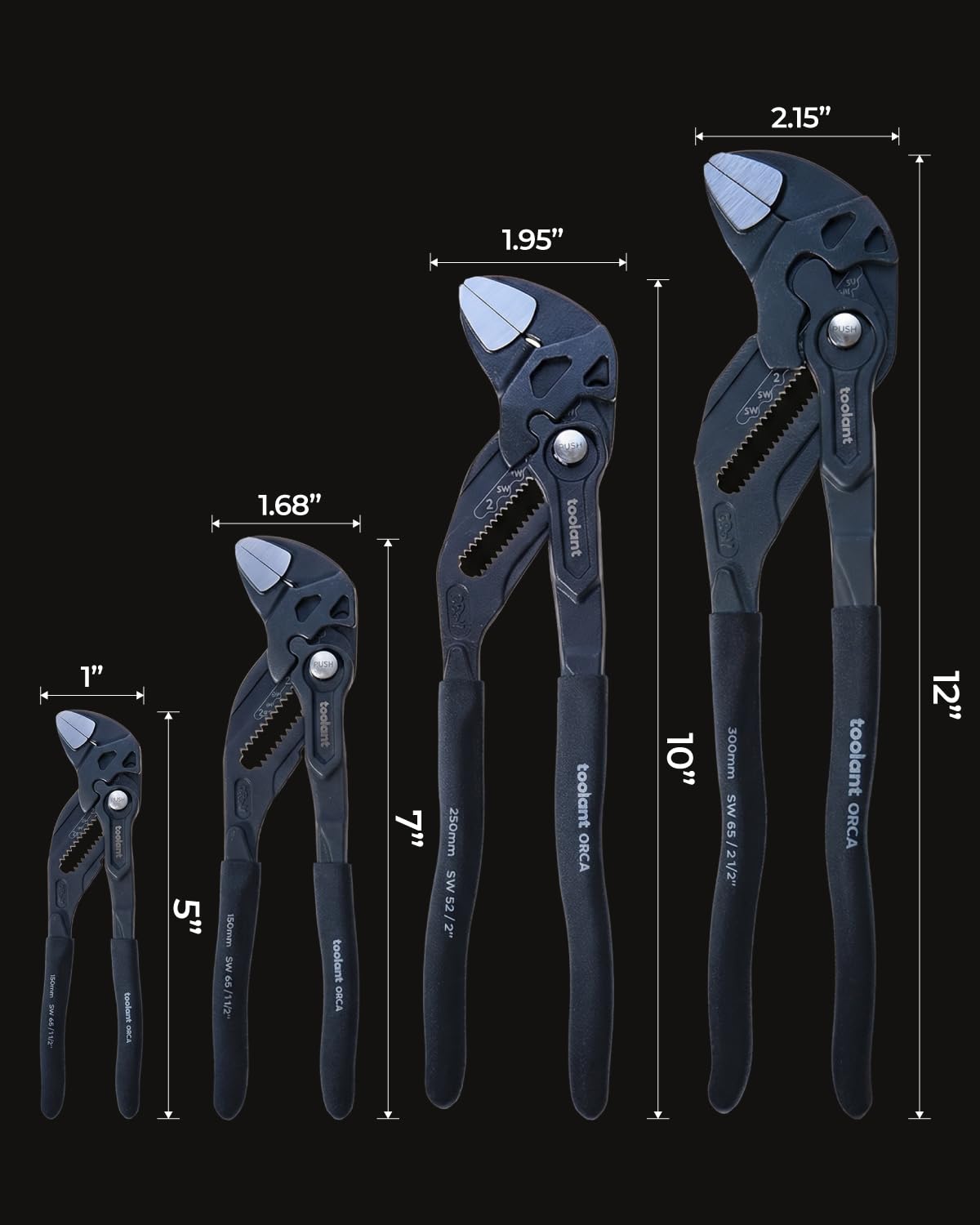 toolant zinc phosphate finish resists corrosion in damp or outdoor work environments