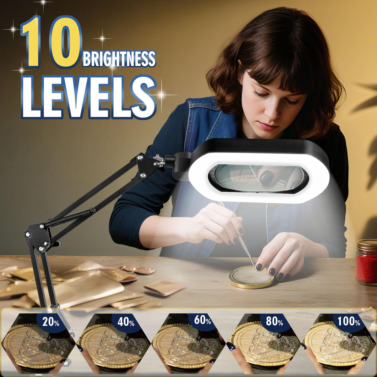 Toolastra 2-in-1 design clamps or stands for versatile setups.