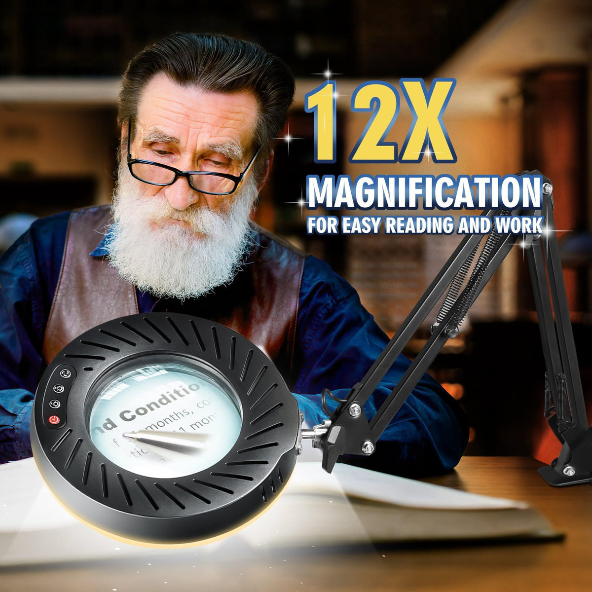 Toolastra color modes and adjustable brightness support comfortable viewing during crafts.