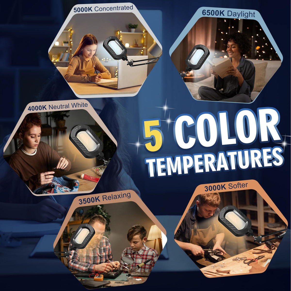Toolastra square base offers stable support during delicate tasks.