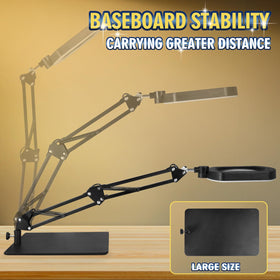 Toolastra USB-powered magnifier light for flexible power options.