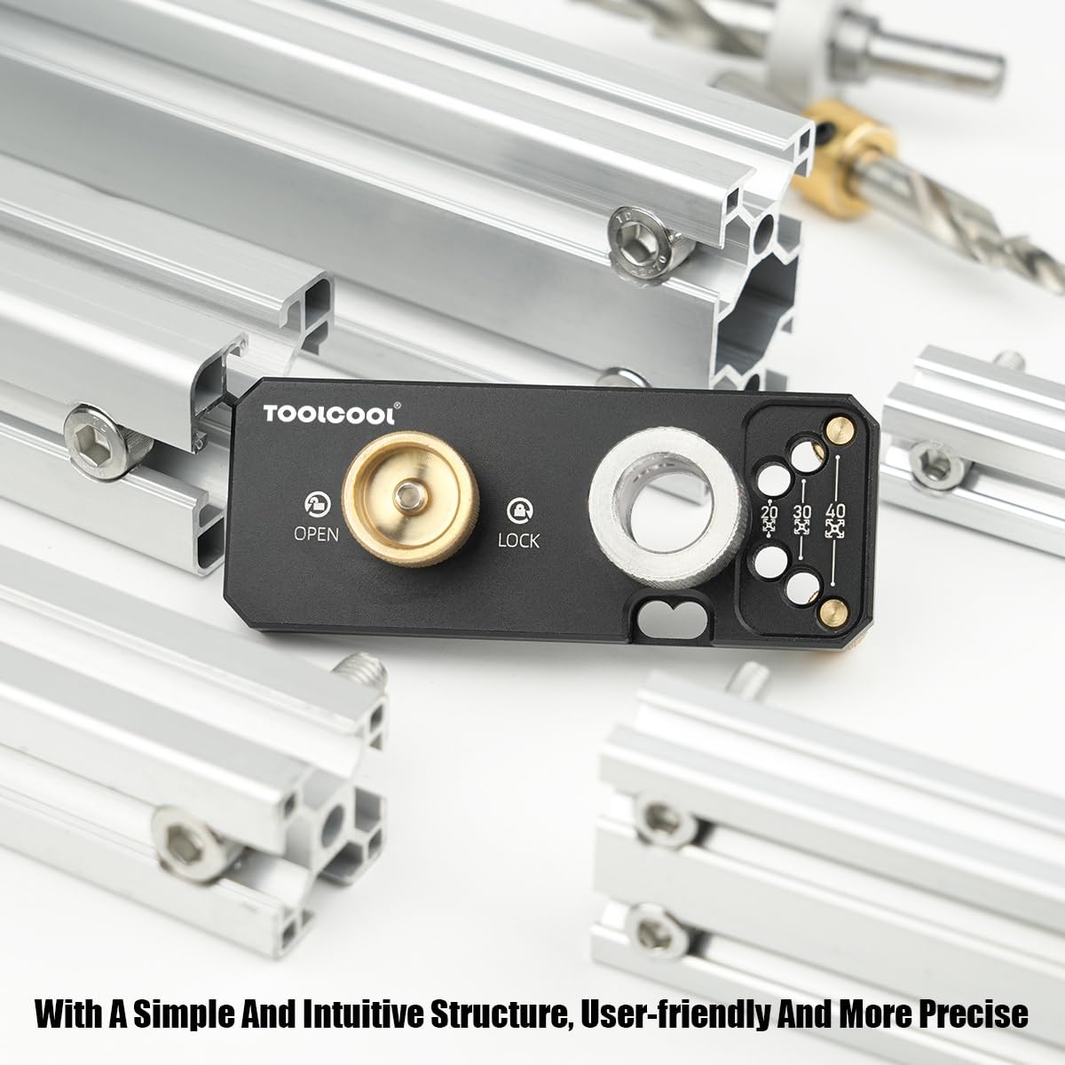 Toolcool aluminum alloy body highlights durability for regular workshop use