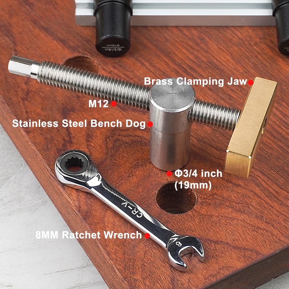 Toolcool thin-project use simplifies clamping of small pieces during finishing tasks.