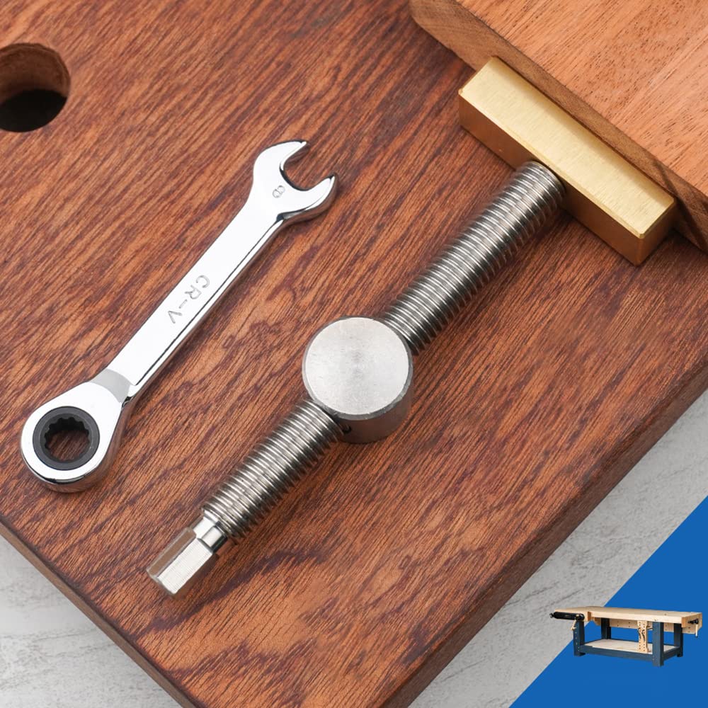 Toolcool two ratchet wrenches included speed tight placement against the bench.