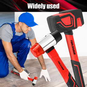 TOOLEAGUE two-piece hammer set in box for DIY projects and storage