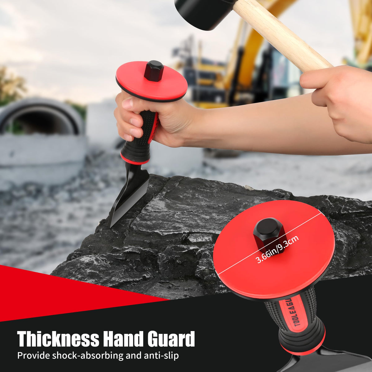 Package includes 1x 8-inch brick chisel for ready-to-use projects