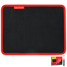 TOOLEAGUE magnetic tool mat securely holds wrenches on ferrous surfaces.