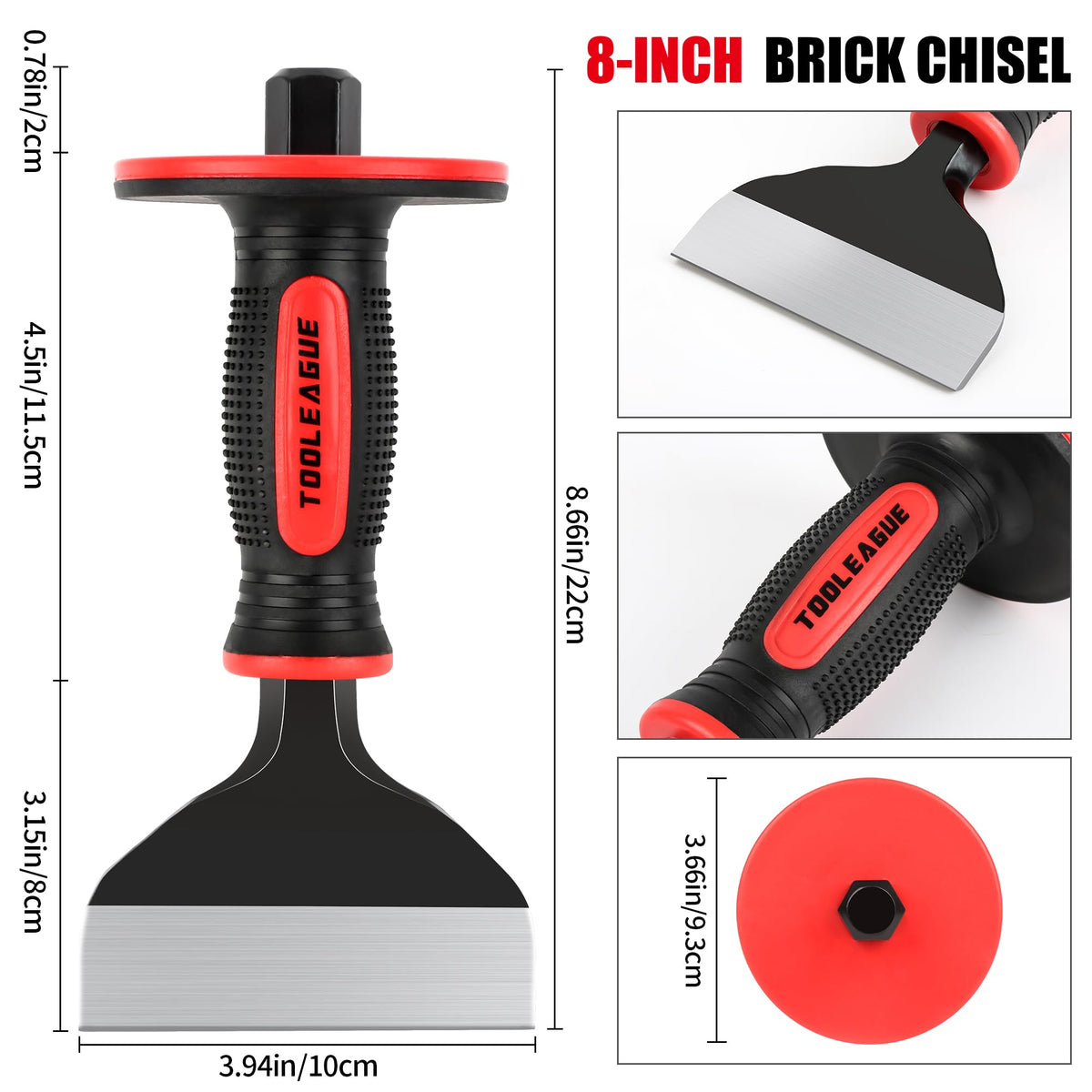 Hand guard design shown to reduce slips during heavy chiseling