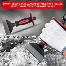 Heat-treated CR-V steel blade improves durability in demolition tasks