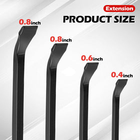 TOOLEAGUE Utility 24-inch pry bar provides maximum reach and leverage
