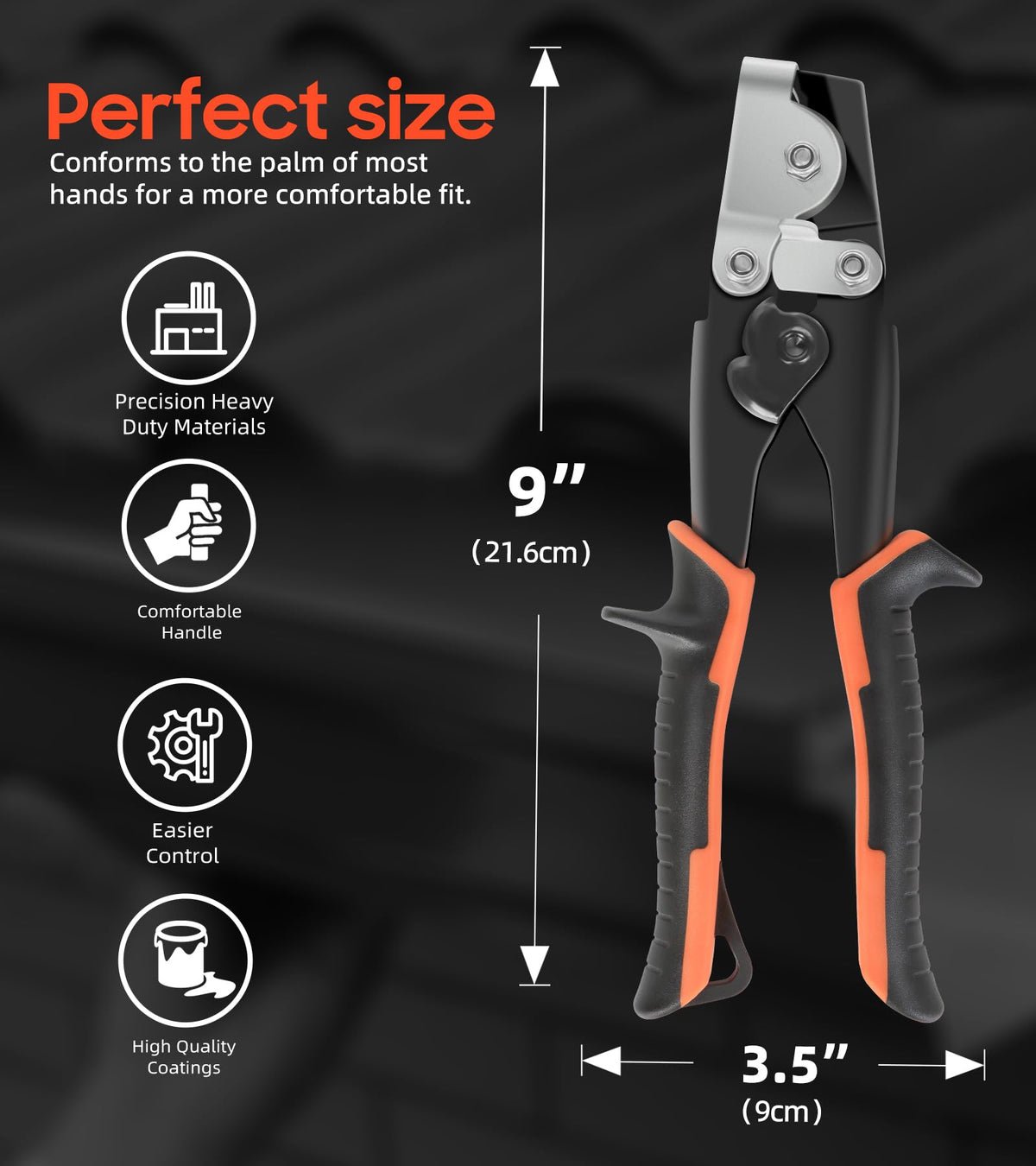 Toolhoper All-steel construction with nickel-chrome plating for durability