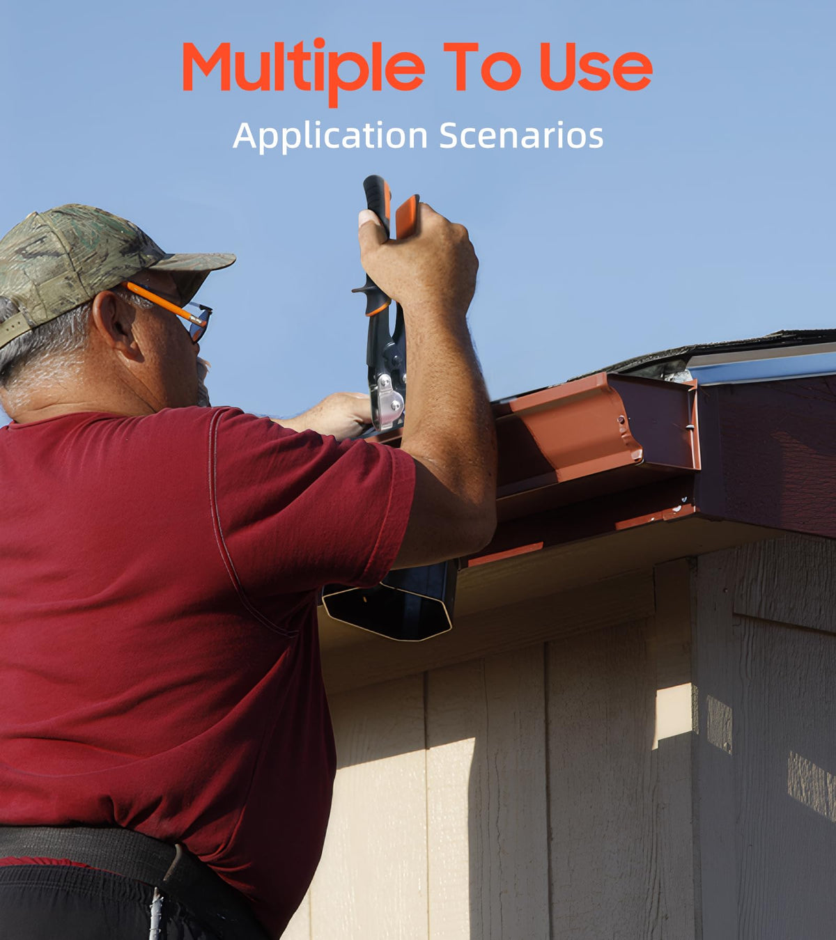 Toolhoper TPR handle provides a comfortable non-slip grip