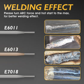 TOOLIOM 135A welder LCD display offers clear readings for easy adjustments.