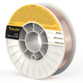 TOOLIOM MIG wire delivers smooth feed and minimal spatter