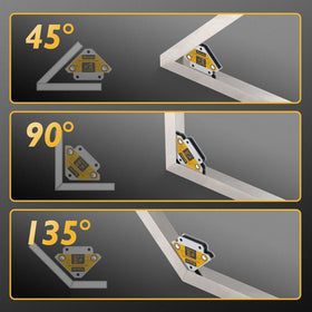 TOOLIOM Arrow Magnets feature durable construction for repeated welding sessions.