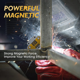 TOOLIOM Arrow Welding Magnets perform reliably on metal surfaces for soldering tasks.