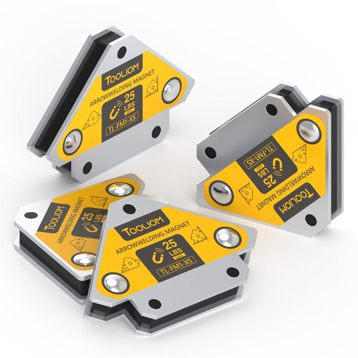 TOOLIOM Arrow Magnets keep parts steady during welding or soldering.