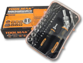 TOOLMAK home repair kit supports quick fixes on bikes, glasses, and electronics.