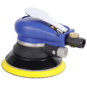 TOOLPEAK 5-Inch sander, top view, highlighting compact, ergonomic design for comfortable long sessions.
