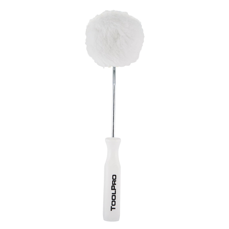 ToolPro Corner Roller 3-inch closeup shows precise mud application in corners.