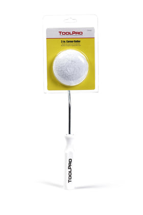 ToolPro Corner Roller lambswool cover provides a smooth finish with no shedding.