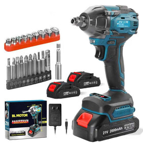 Tools 007 cordless impact wrench with battery pack for ready-to-use power