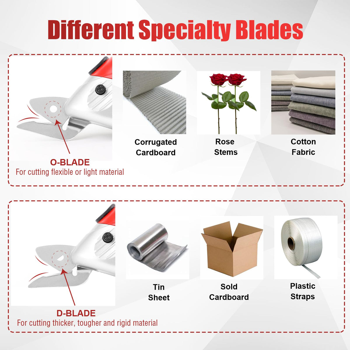 ToolSPACE cordless scissors with hard-material blade for thicker materials