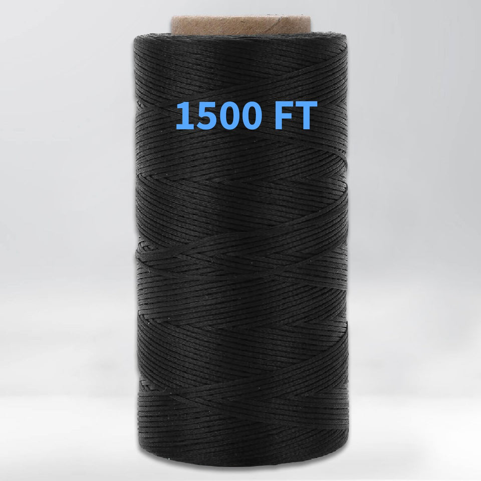 TOOLSSIDE waxed twine spool for long-lasting crafts and gardening tasks