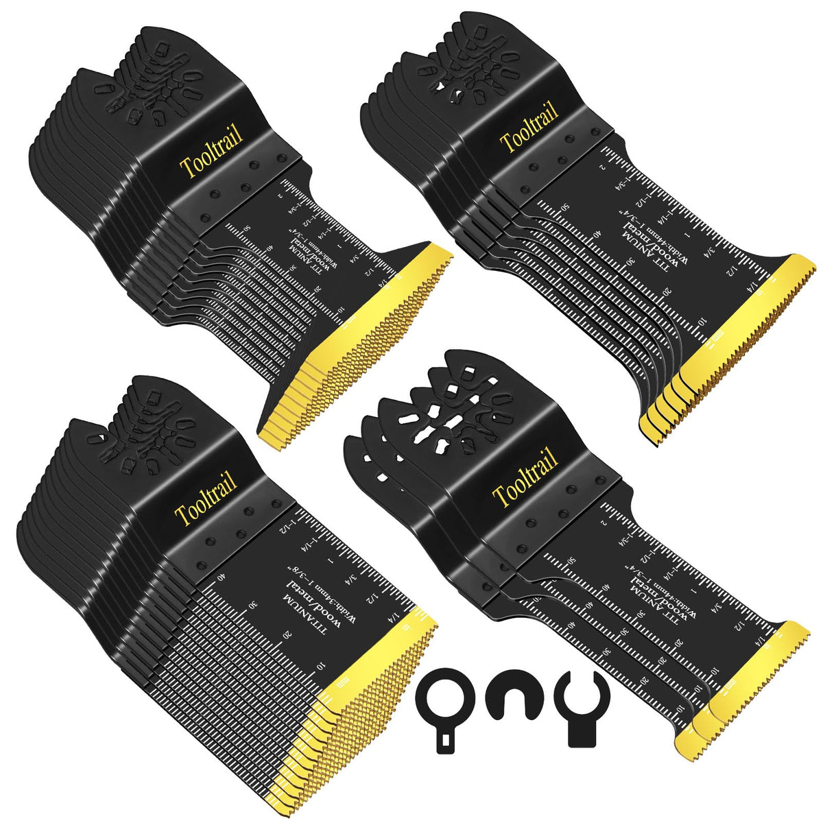 Tooltrail titanium blades 1-34 inch precision metal and wood cutting