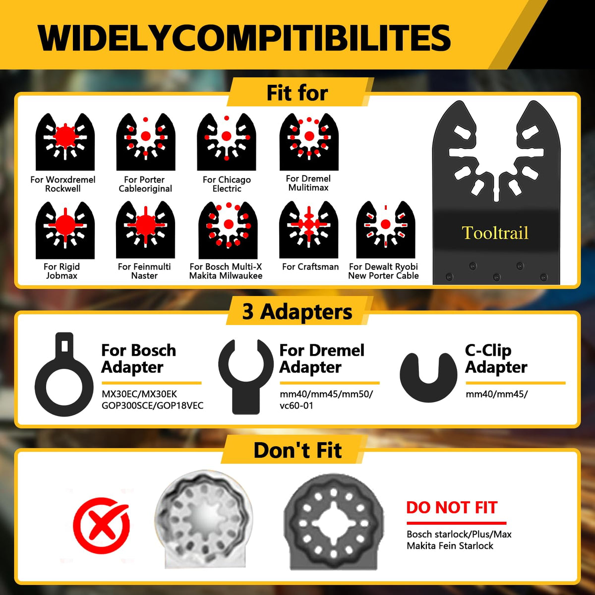 Tooltrail soft-metal cutting blade for smooth metal work