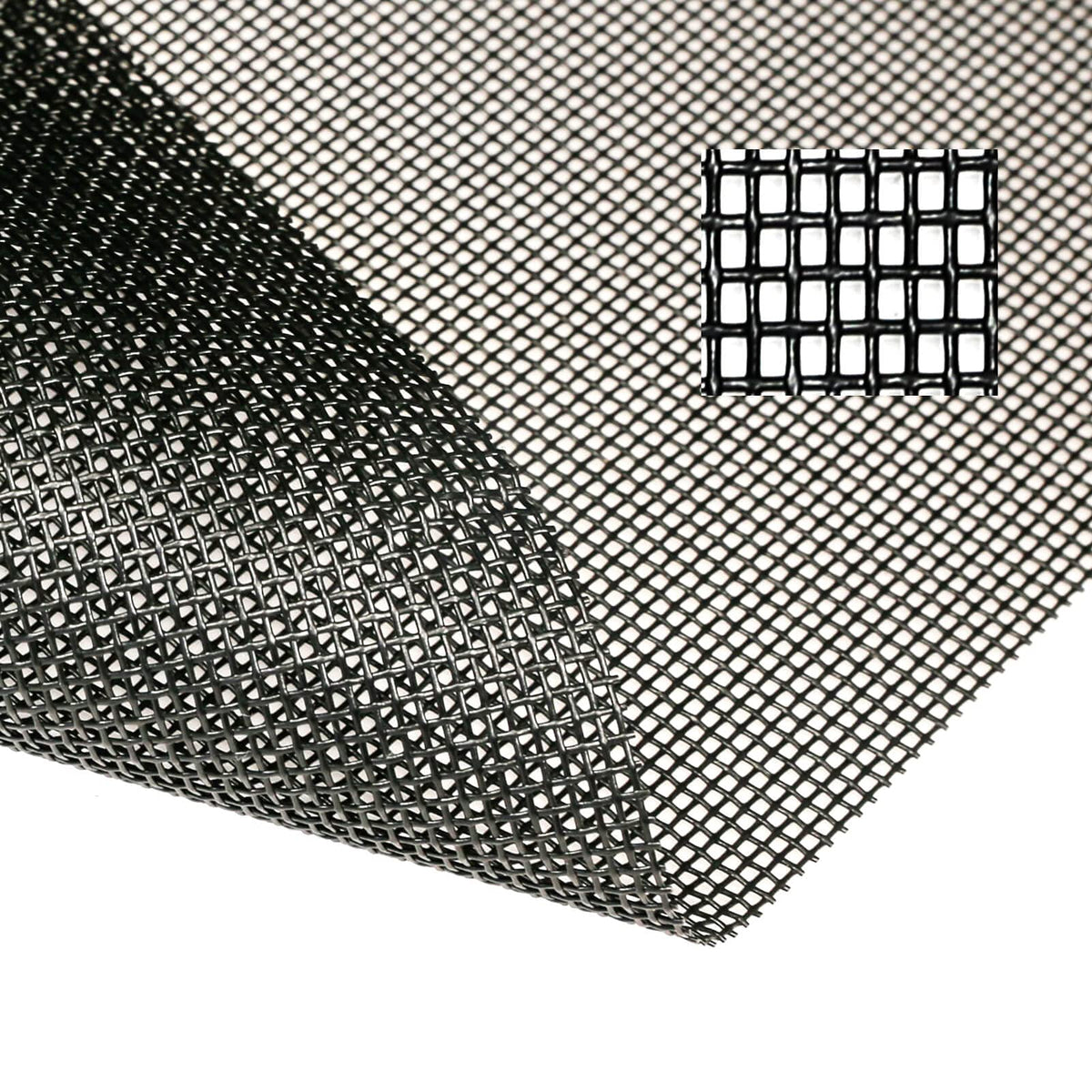 Tooltriz pet proof window screen 48x100 charcoal mesh ready for sliding door installation.