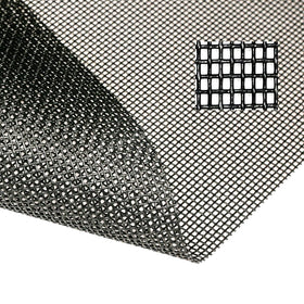 Tooltriz pet proof window screen 48x100 charcoal mesh ready for sliding door installation.