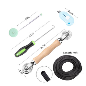 TOOLTRIZ spline hook and utility knife for fast mesh seating