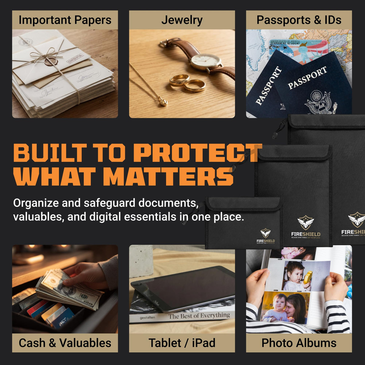 TOOLTROOPERS FIRESHIELD PRO fireproof material close-up highlighting heat resistance