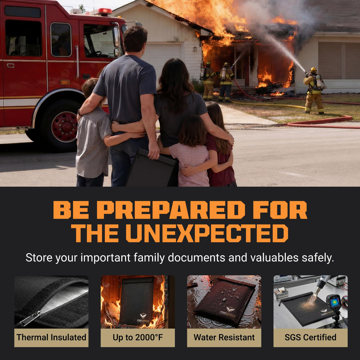 TOOLTROOPERS FIRESHIELD PRO medium bag open showing organized items