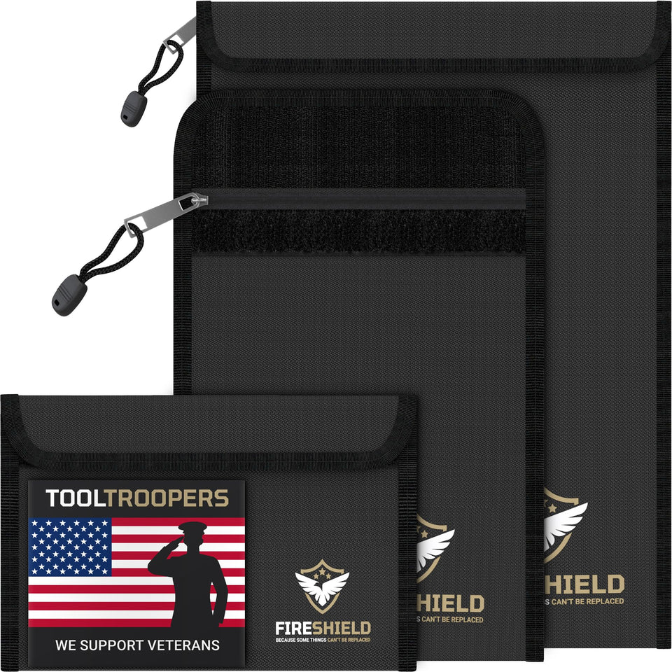 TOOLTROOPERS FIRESHIELD PRO small bag front view for quick access during emergencies