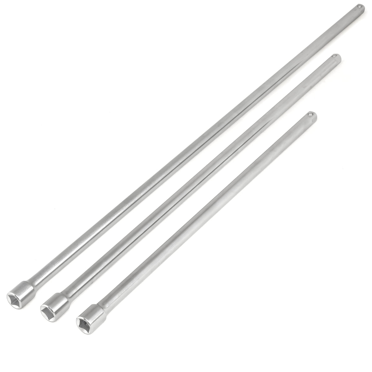 Tooluxe 00216L 18-inch extension bar reaches hard-to-reach fasteners with ease.