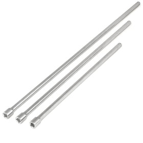 Tooluxe 00216L 18-inch extension bar reaches hard-to-reach fasteners with ease.