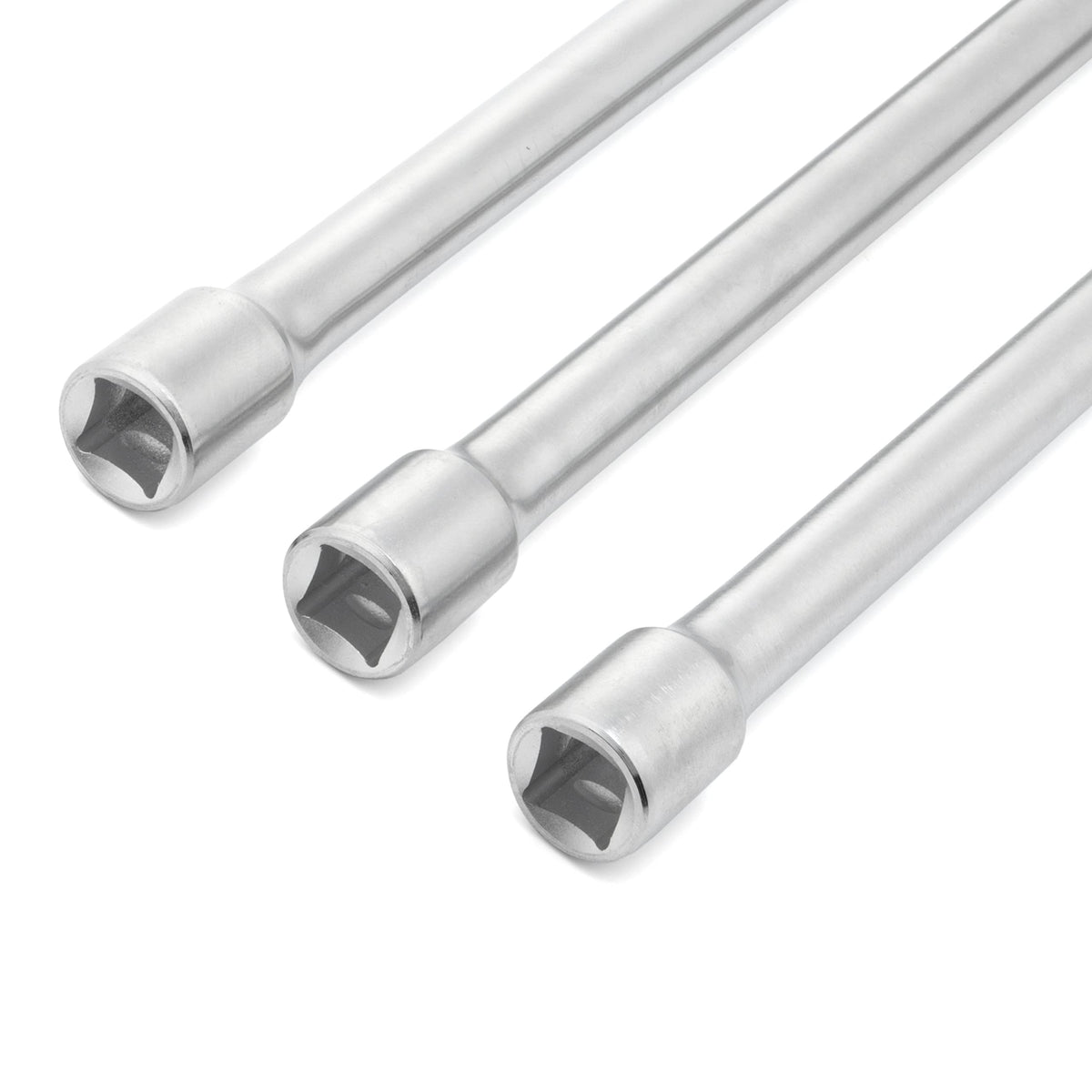 Tooluxe 00216L chrome finish close-up highlights sturdy construction.