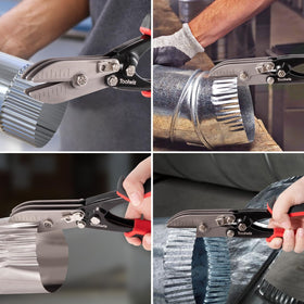 Close-up of Toolwiz blades highlights hardened steel for durable, consistent crimps.