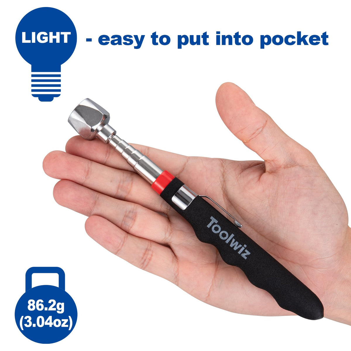 Toolwiz compact size fits tight spaces in home workshops.