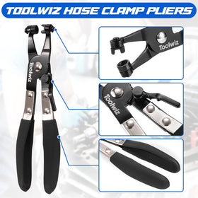 Toolwiz 65MN steel clamps with Dacromet coating indicate long-lasting corrosion resistance.