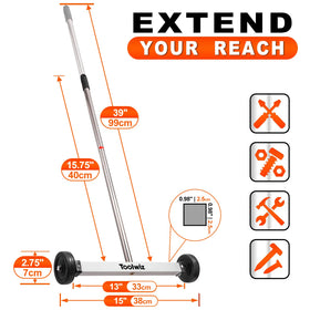 Toolwiz lightweight, compact design for easy storage.