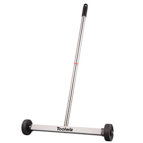 Toolwiz magnetic pick-up sweeper with a 17-inch head for nails and debris pickup