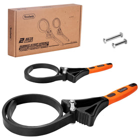 Toolwiz rubber strap wrench small jar—secure grip to open lids safely.