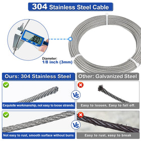 TooTaci wire rope thimbles protect cable terminations against wear