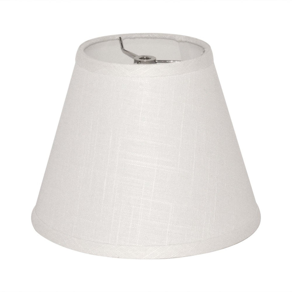 Tootoo Star barrel white lamp shade close-up linen texture enhances natural ambience