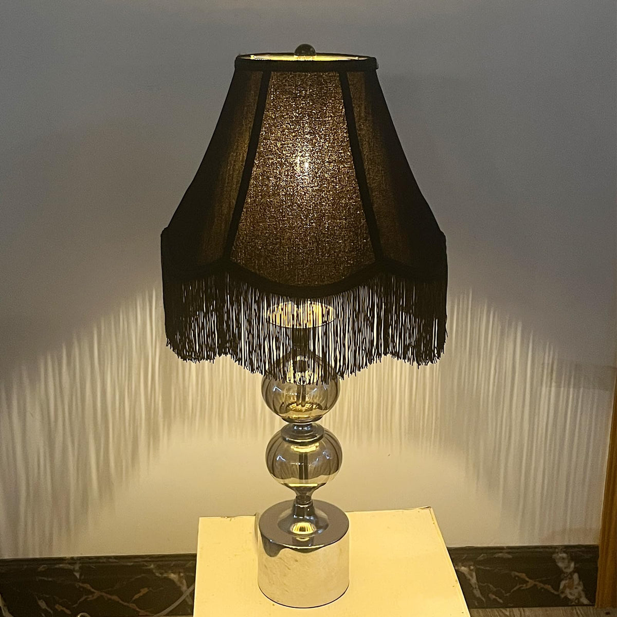 TOOTOO STAR Black Bell Lamp Shade dimensions fit most fixtures with harp support