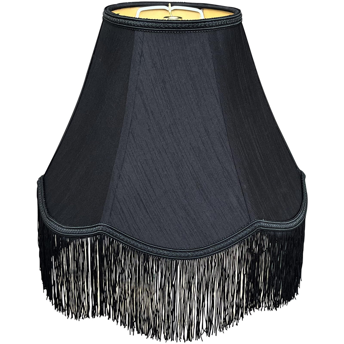 TOOTOO STAR Black Bell Lamp Shade front view adds vintage charm to living rooms
